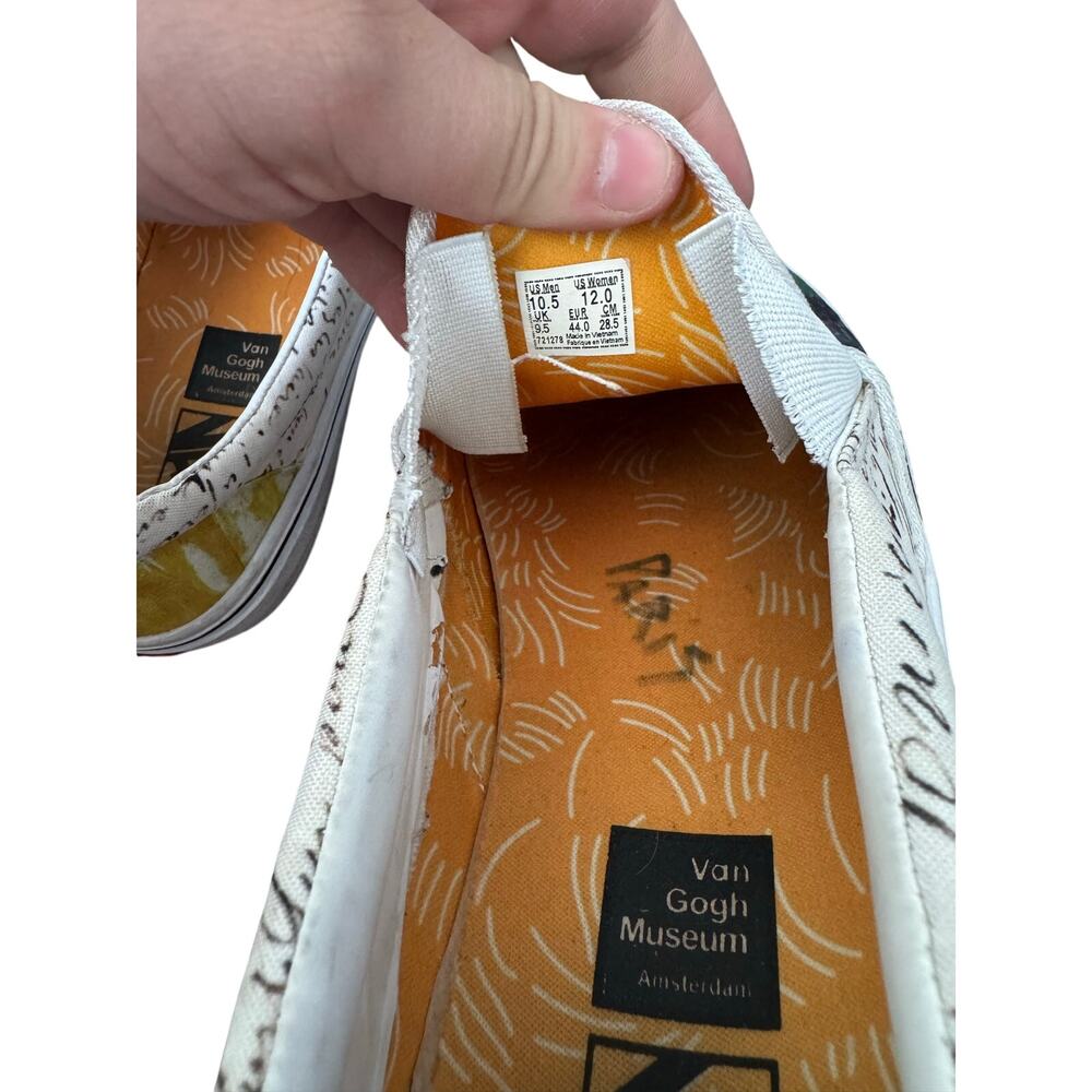 Vans Classic Slip-on X Van Gogh Museum Vincent Van Gogh Shoes - Picture 4 of 7